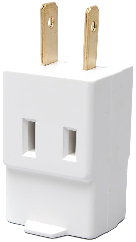 Eaton Wiring Devices BP4400W Cube Non-Grounded Outlet Tap