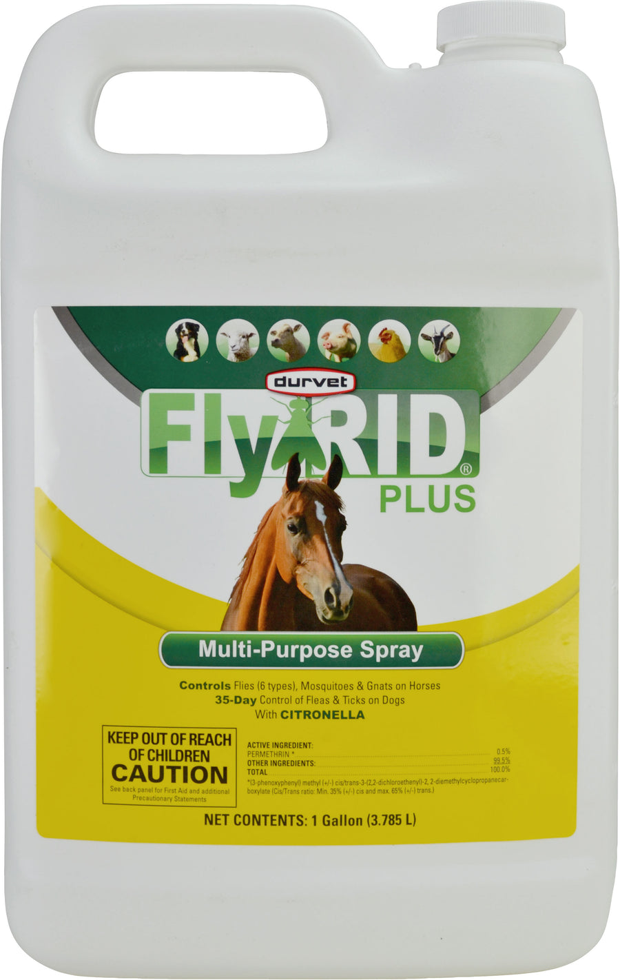 Durvet Flyrid Plus Spray, 1 gal - Ready to Use