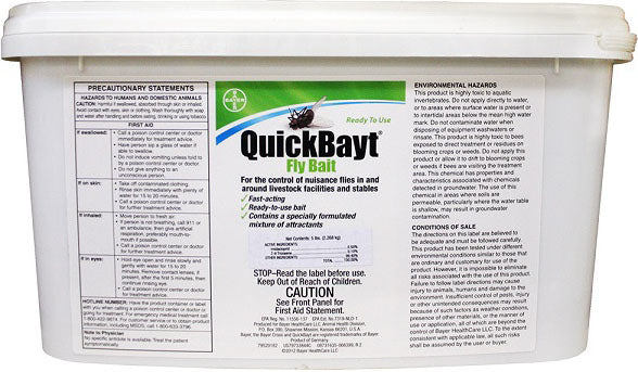 Quickbayt Fly Bait, 5 lb - Fly Baits