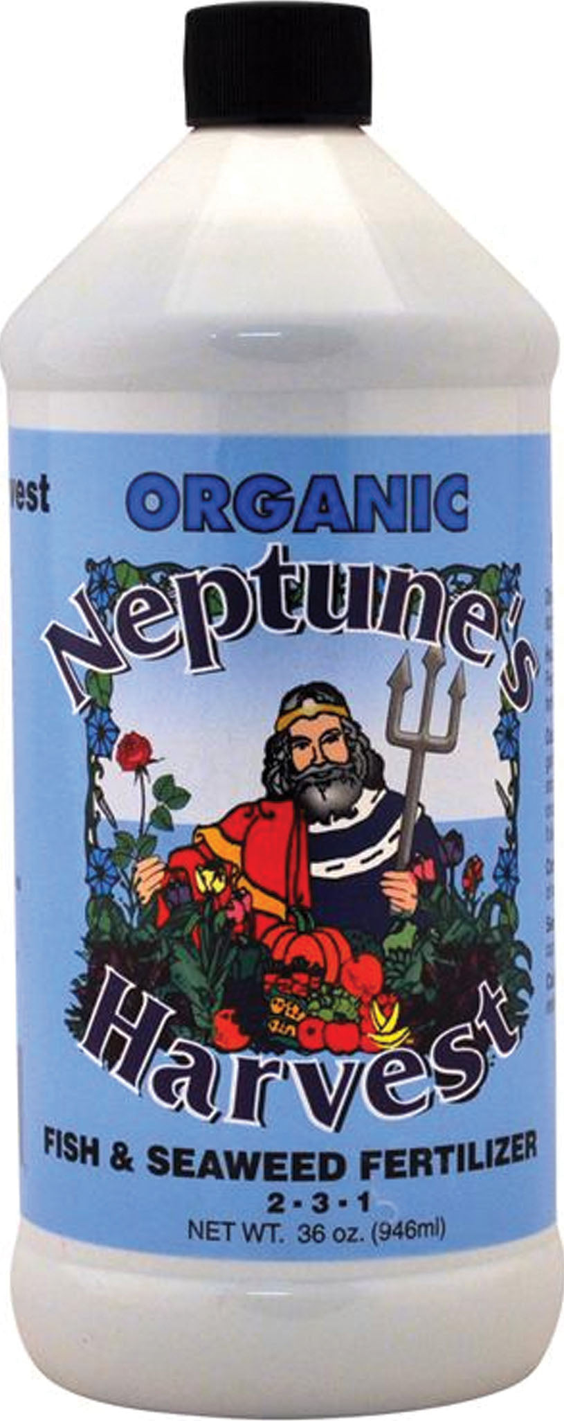 Neptune's Harvest Fish Seaweed Fertilizer 2-3-1, 1 qt - Fertilizing