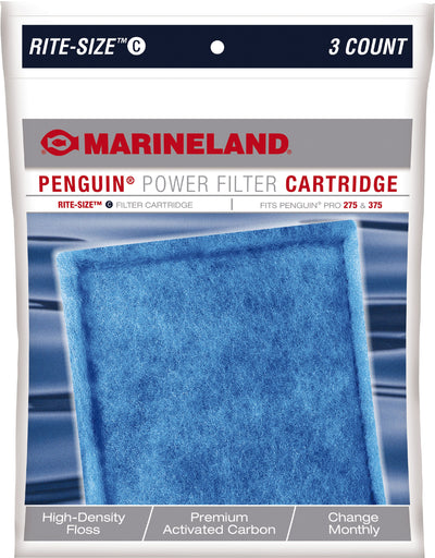 Marineland Penguin Power Filter Cartridge, Sz c-3 pk - Filter Inserts
