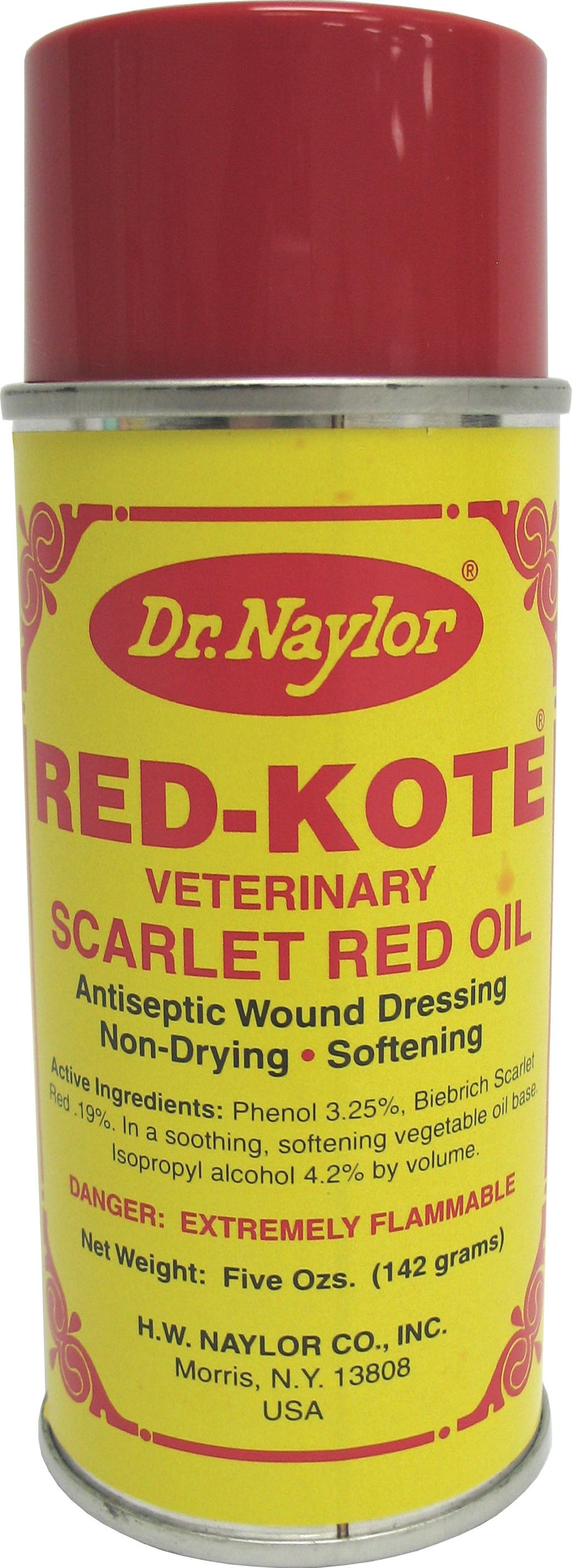 Dr. Naylor Red Kote Scarlet Red Oil, 5 oz - Sprays/Daubers