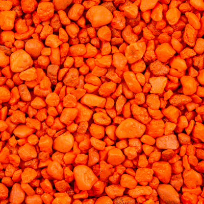 Spectrastone Estes Permaglo Aquarium Gravel, Orange, 5 lb - Freshwater
