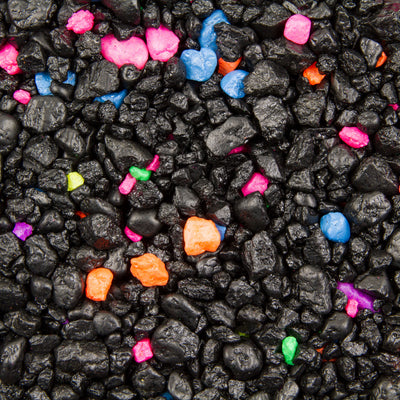 Spectrastone Estes Permaglo Aquarium Gravel, Black Lagoon, 5 lb - Freshwater