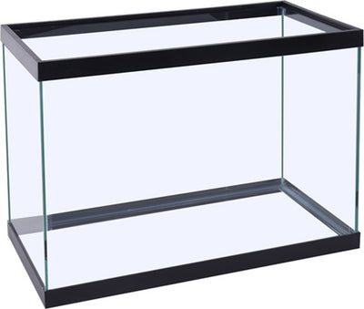 Marineland Standard Rectangular Aquarium Tank, 5.5 gal-16x8x10 in - Black Standard