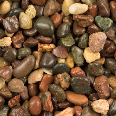 Stoney River Estes Natural Aquarium Gravel, Red Flint 3/8, 25 lb - Freshwater