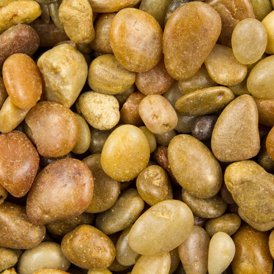 Stoney River Estes Premium Aquarium Gravel, Jumbo Gems Natural, 25 lb - Freshwater