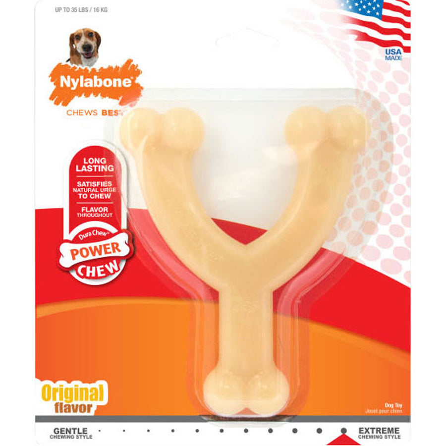 Nylabone Power Chew Wishbone, Original, MD - Hard Plastic