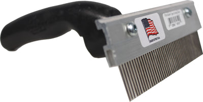 Decker Scotch Type Curl Comb, Black - Curry Combs