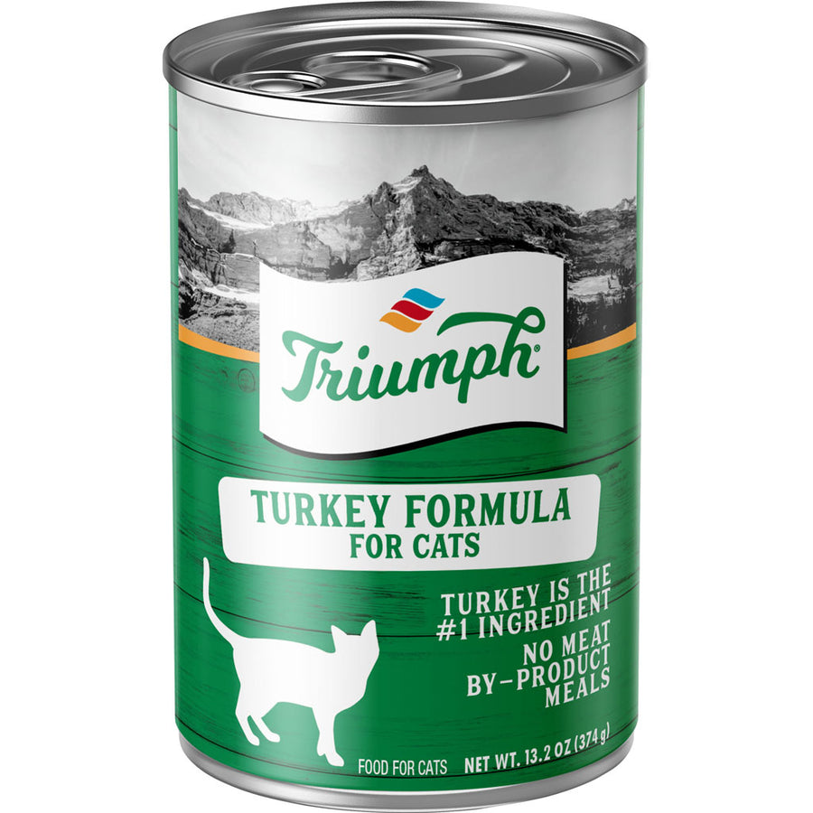 Triumph Canned Cat Food, Turkey, 13.2 oz