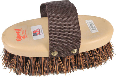 Decker Classic #90 Stiff Palmyra Bristle Brush, Brown - Brush Stiff