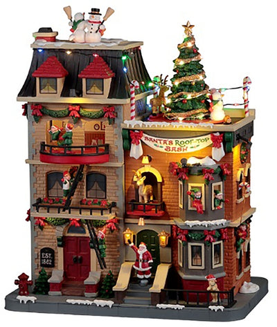 Lemax 25861 Santa Rooftop Bash