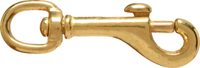 Henssgen Snap Round Eye Swivel Bolt Brass, Brass, 1.25x4.75 in - Snaps Etc.