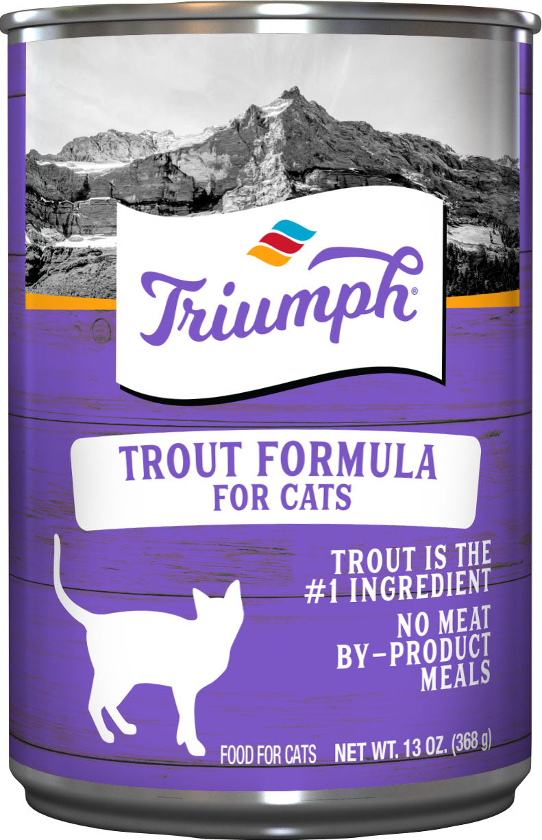 Triumph Canned Cat Food, Trout, 13 oz