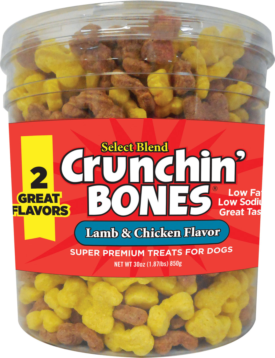 Triumph Crunchin' Bones, Chicken/Lamb Meal, 30 oz - Edible Bones & Biscuits
