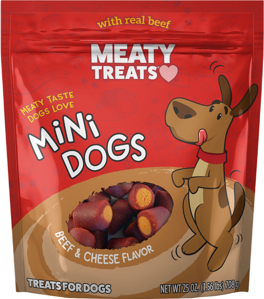 Meaty Treats Flavor Wraps, Beef/Cheese, 25 oz - Soft Treats