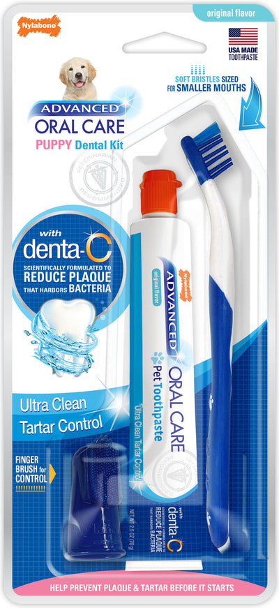 Nylabone Advanced Oral Care Puppy Dental Kit, 2.5 oz - Dental Care