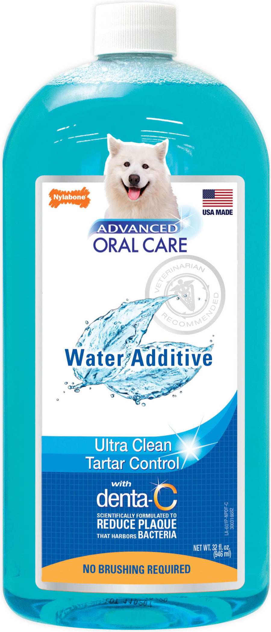 Nylabone Advanced Oral Care Liquid Tartar Remover, 32 oz - Dental Care