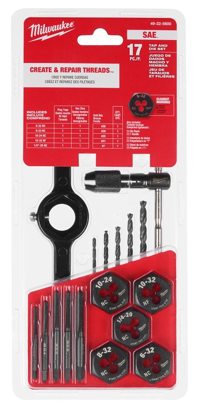 Milwaukee 49-22-5600 Tap and Die Set