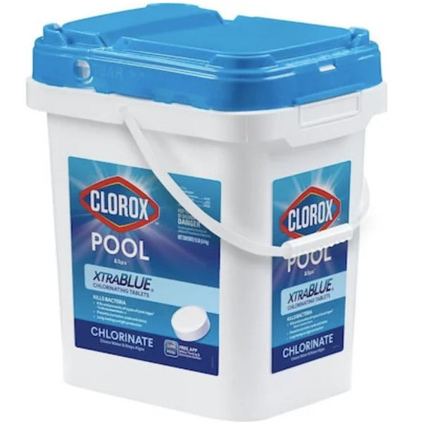 Clorox Pool&Spa XtraBlue Chlorinating Tablets- 12 lb 12-lb Bucket 3-in Pool Chlorine Tabs