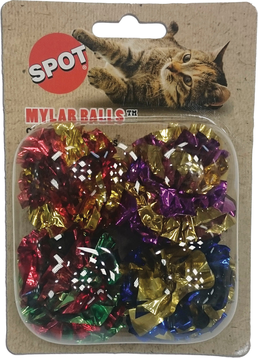 Spot Mylar Balls, Assorted, 1.5 in-4 pk - General