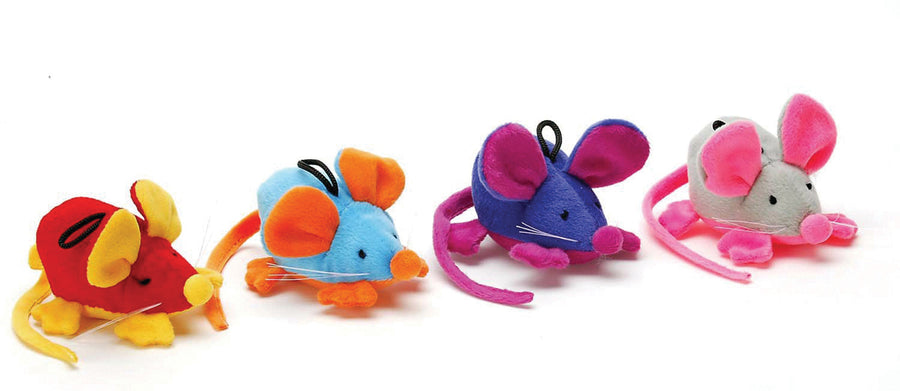Spot Rattle Clatter Mouse W/Catnip, Assorted, 9 in