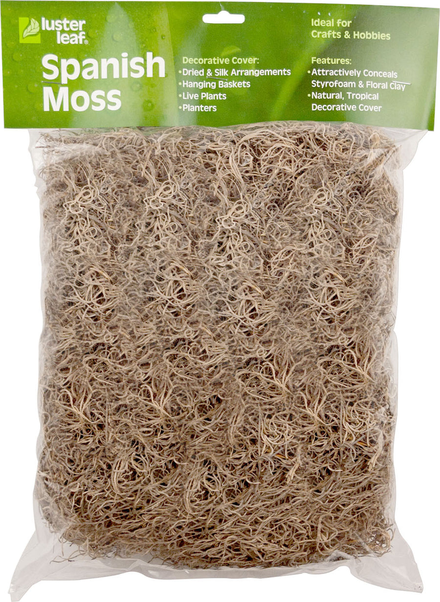 Luster Leaf Spanish Moss Decorative Cover, 350 Cu. In. - Soil Additives