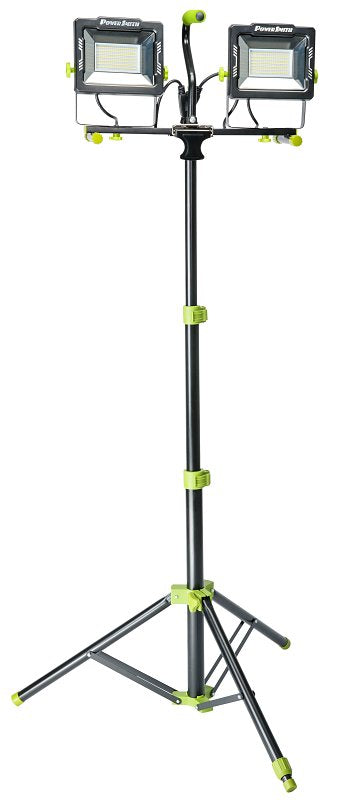 PowerSmith PWLD200T Dual-Head Work Light with Tripod