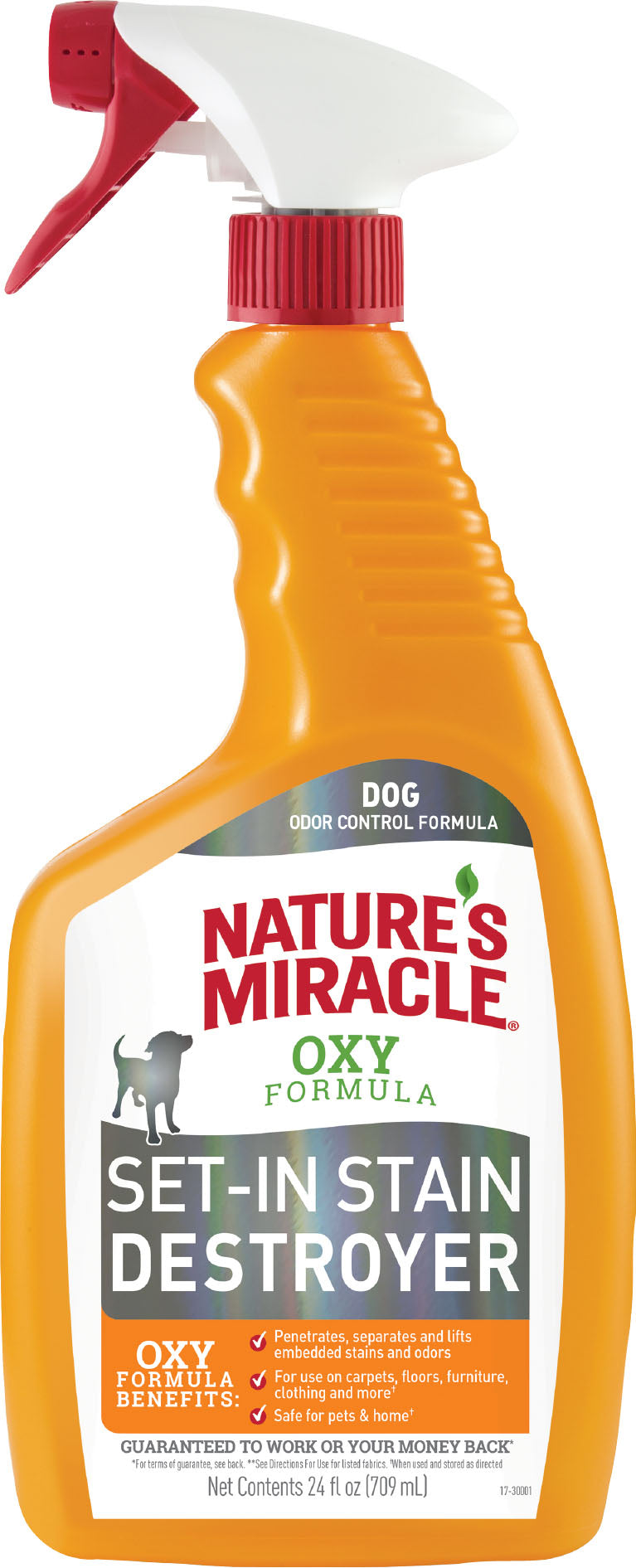 Nature's Miracle Oxy Formula Spray for Dogs, Orange, 24 oz - Stain & Odor Removers