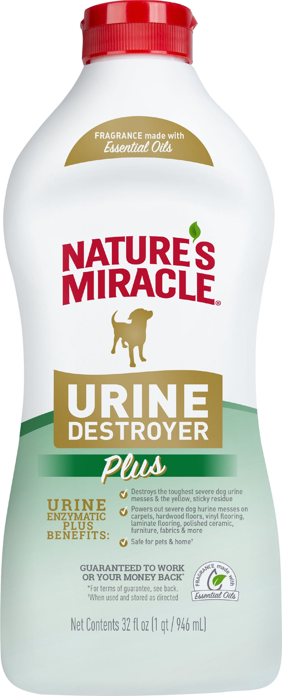 Natures Miracle Urine Destroyer Plus for Dogs, 32 oz - Stain & Odor Removers