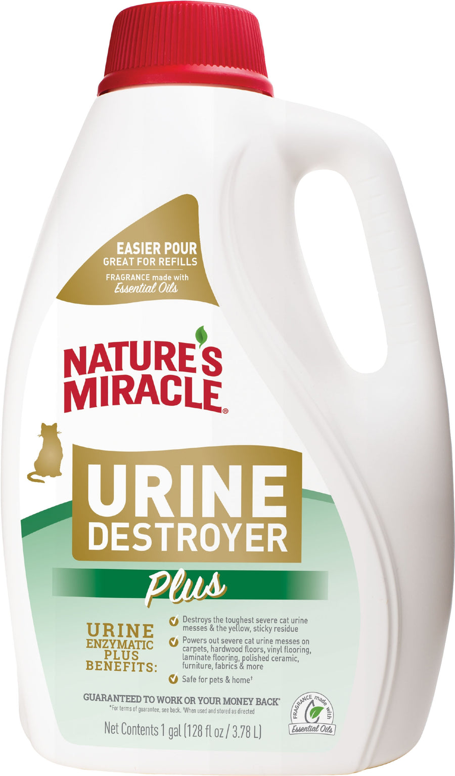 Nature's Miracle Urine Destroyer Plus for Cats, 1 gal - Stain and Odor Removers