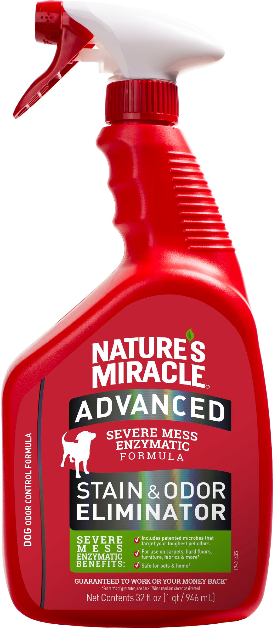 Nature's Miracle Advanced Stain & Odor Remover Spray for Dogs, 32 oz - Stain & Odor Removers