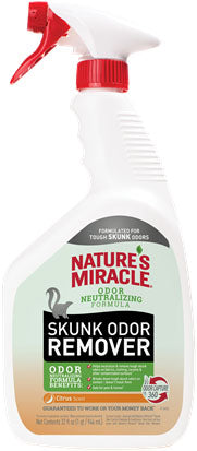 Nature's Miracle Skunk Odor Remover RTU, Citrus, 34 oz - Skunk Odor Removers