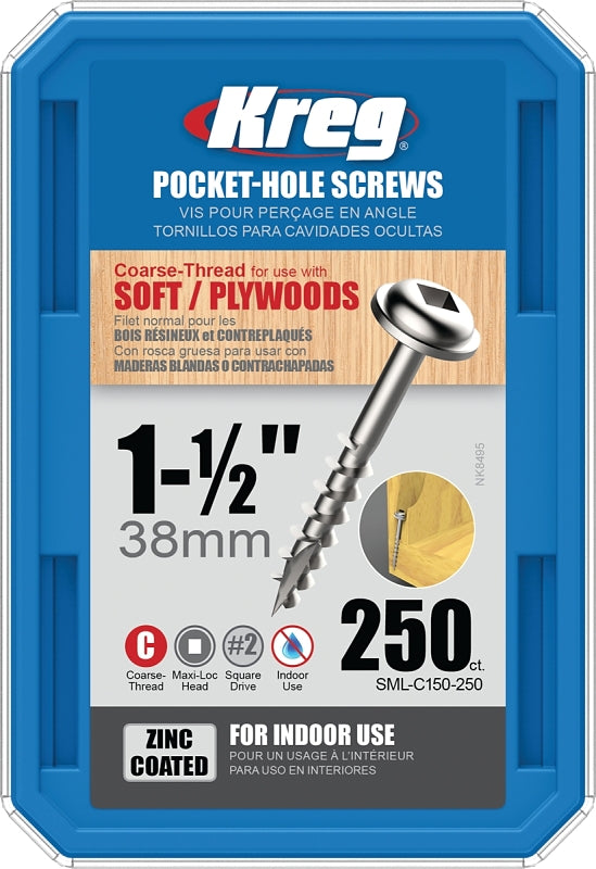 Kreg SML-C150-250 Pocket-Hole Screw