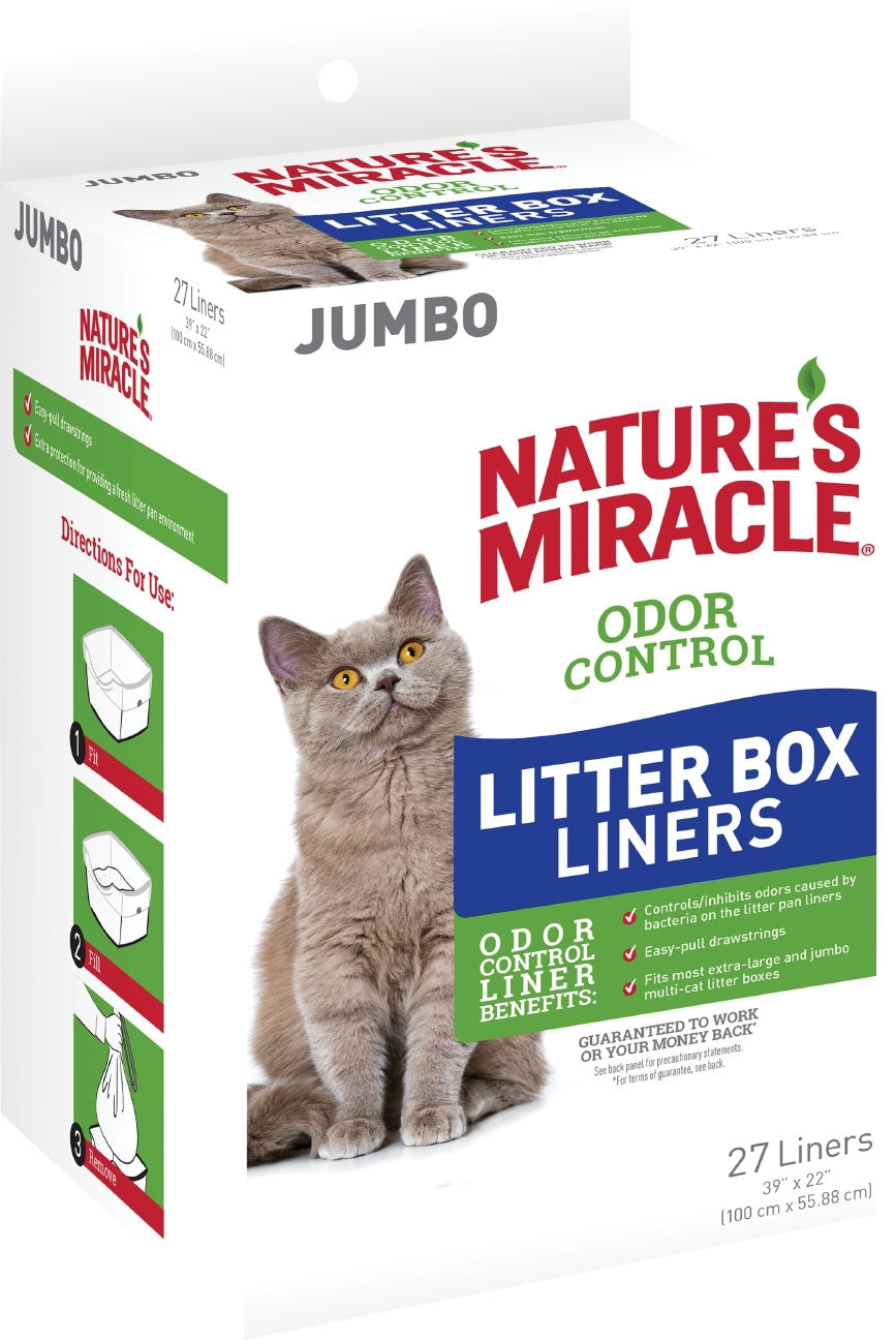 Nature's Miracle Odor Control Litter Box Liners, 27 ct