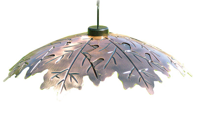 Audubon Copper Leaf Weather Shield, Brushed Copper, 18 in - Baffles-Hanging