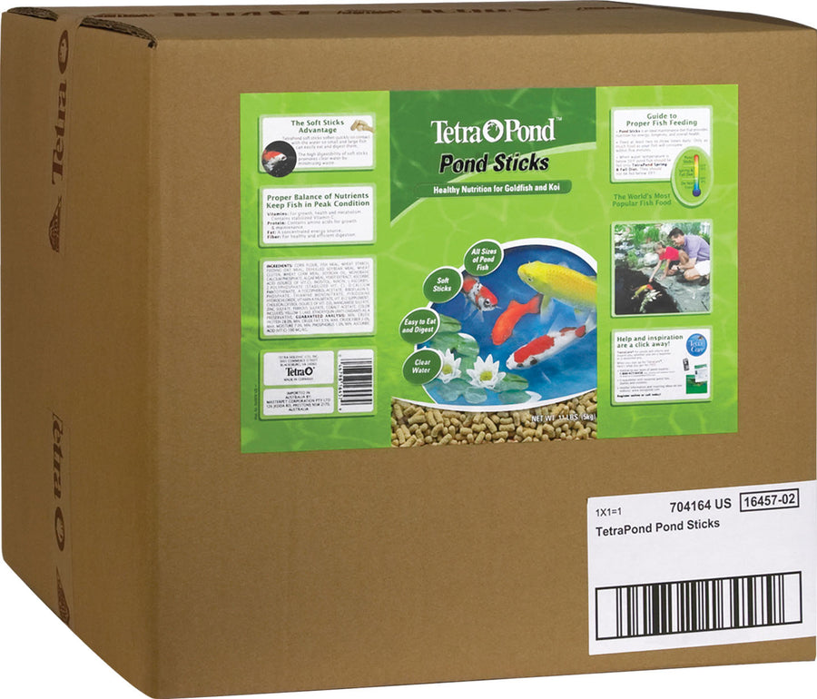 Tetra Pond Floating Pond Sticks Fish Food, 11 lb