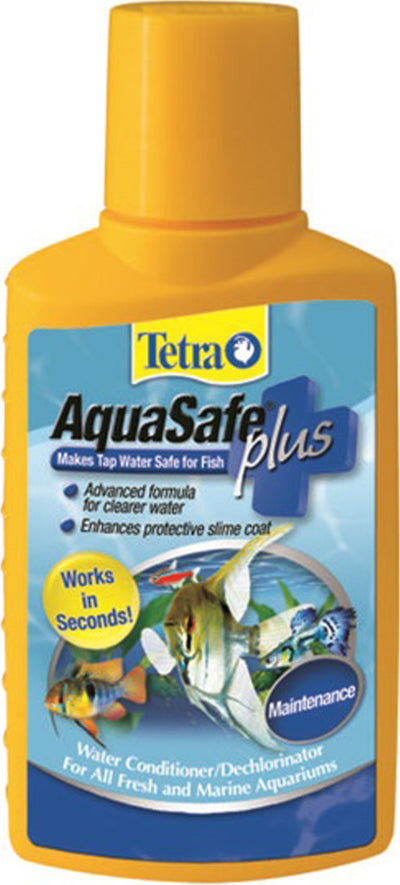 Tetra Aquasafe Plus, 3.38 oz - Conditioners