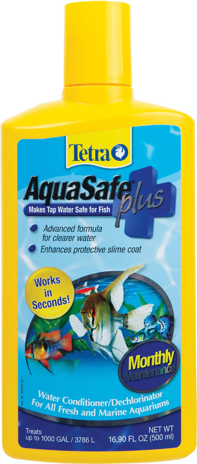 Tetra Aquasafe Plus, 16.9 oz - Conditioners
