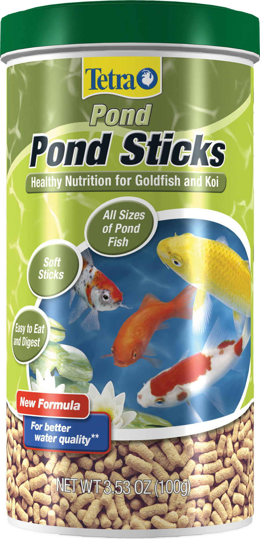 Tetra Pond Floating Pond Sticks Fish Food, 3.53 oz