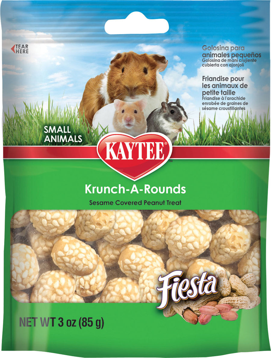 Kaytee Fiesta Krunch-A-Rounds, Peanut, 2 oz - Edibles