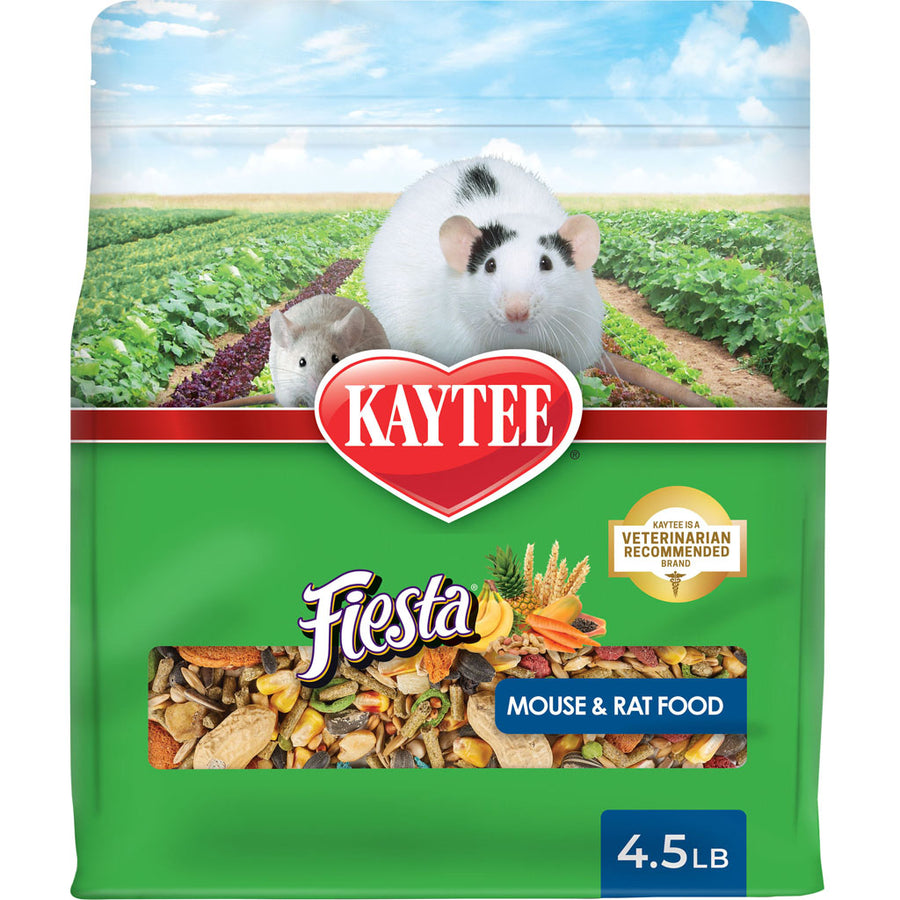 Kaytee Fiesta Mouse/Rat Food, 4.5 lb - Rat & Mouse