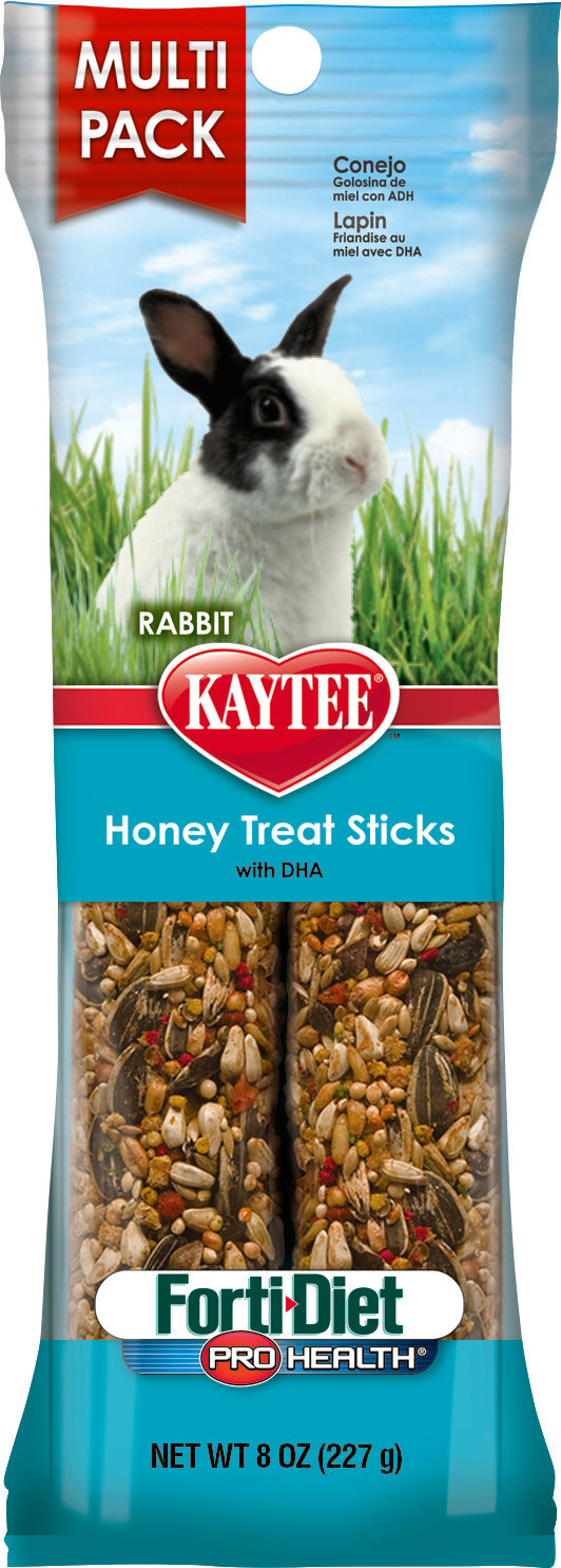 Kaytee Forti-Diet Pro Health Honey Treat Stick Rabbit, 8 oz - Sticks