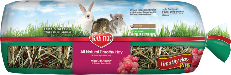 Kaytee Timothy Hay Plus, Cranberry, 24 oz