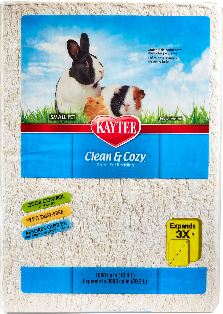Kaytee Clean & Cozy Small Pet Bedding, White, 49.2 l - Specialty