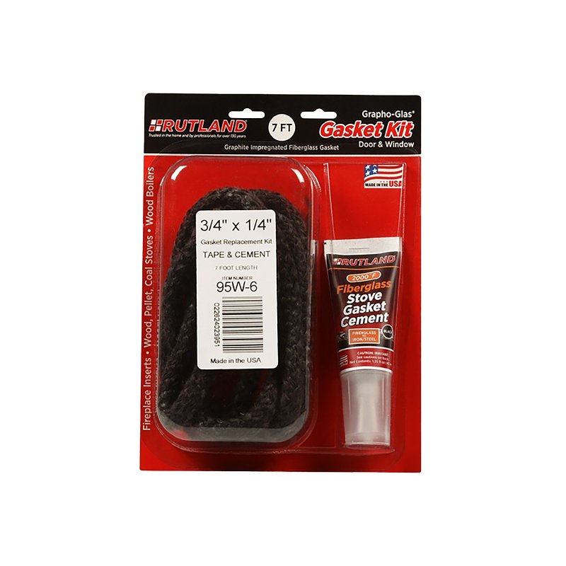 Rutland Grapho-Glas 95W-6 Stove Gasket Kit