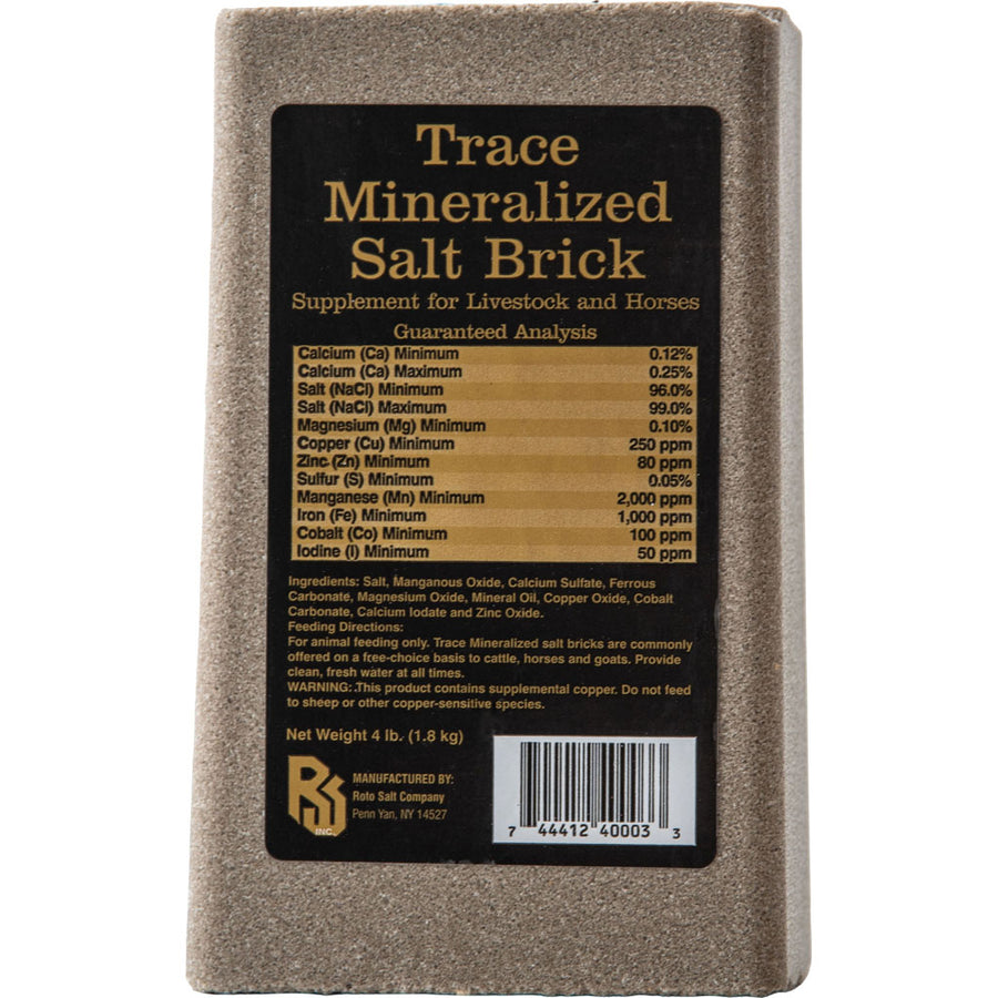 Salt Brick, Mineral, 4 lb - Salt/Minerals