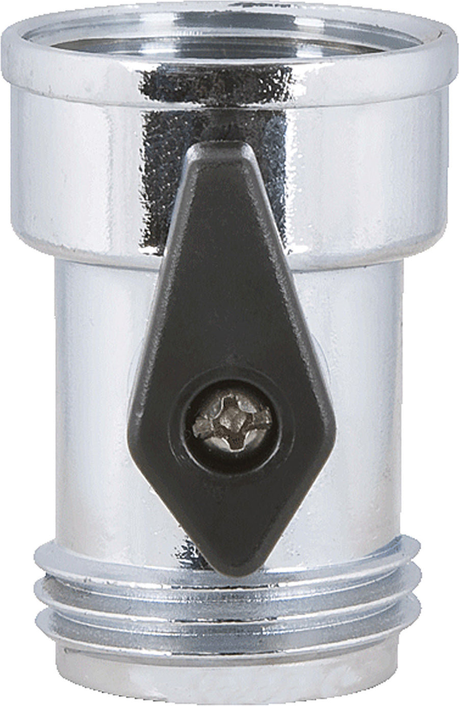 Melnor Metal Hose Valve, Chrome - Hose Parts and Accessories