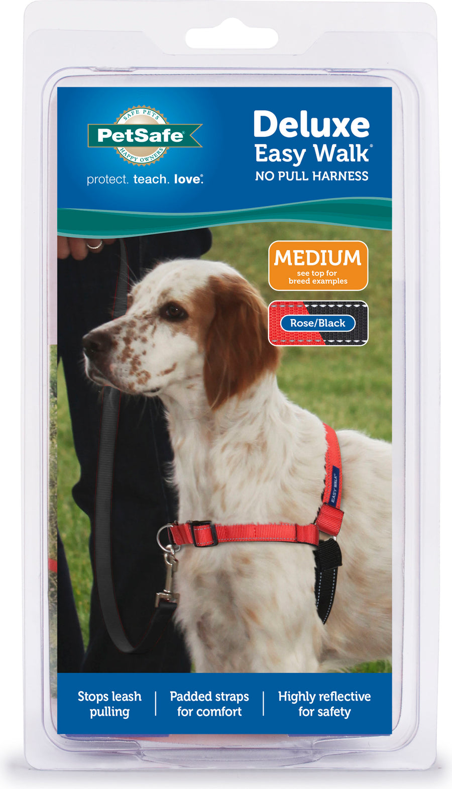 Petsafe Deluxe Easy Walk Harness, Red, MD - Harnesses
