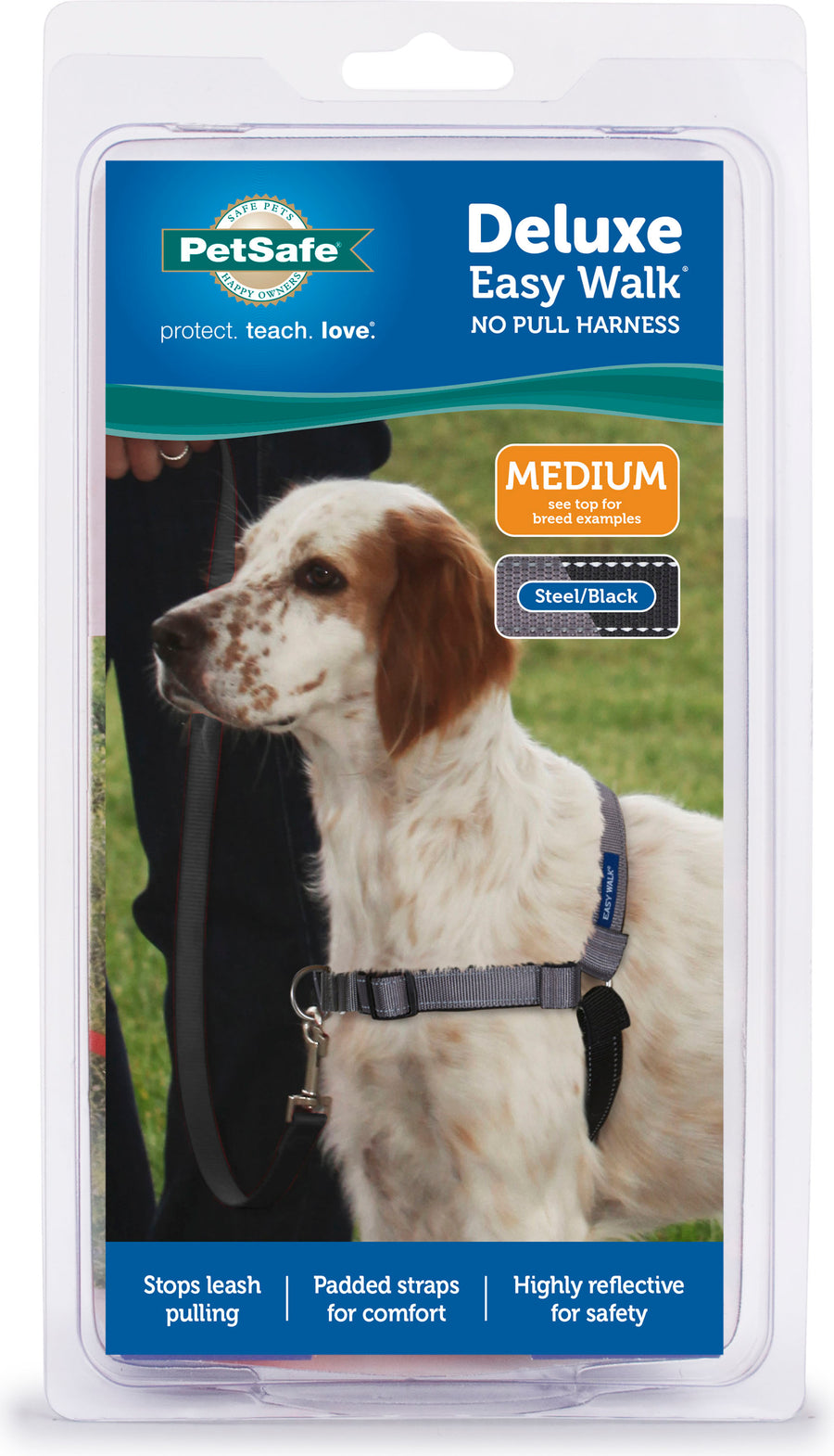 Petsafe Deluxe Easy Walk Harness, Gray, MD - Harnesses